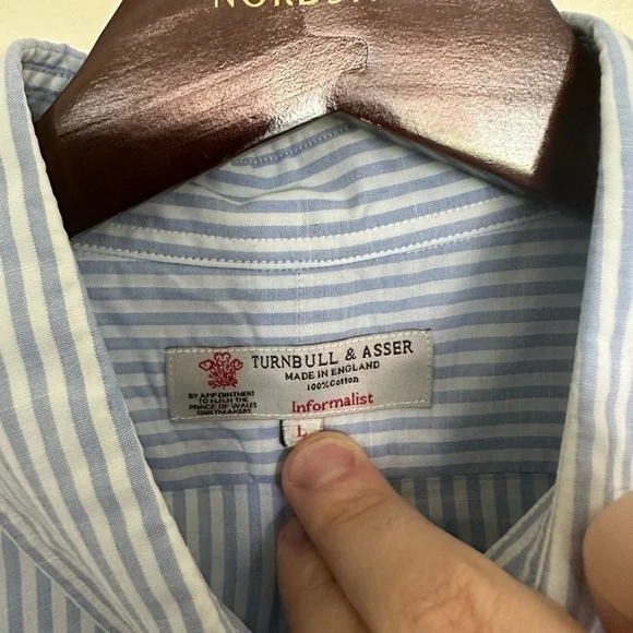 Turnbull & Asser RARE Informalist Oxford Collar Button Down - Picture 6 of 7